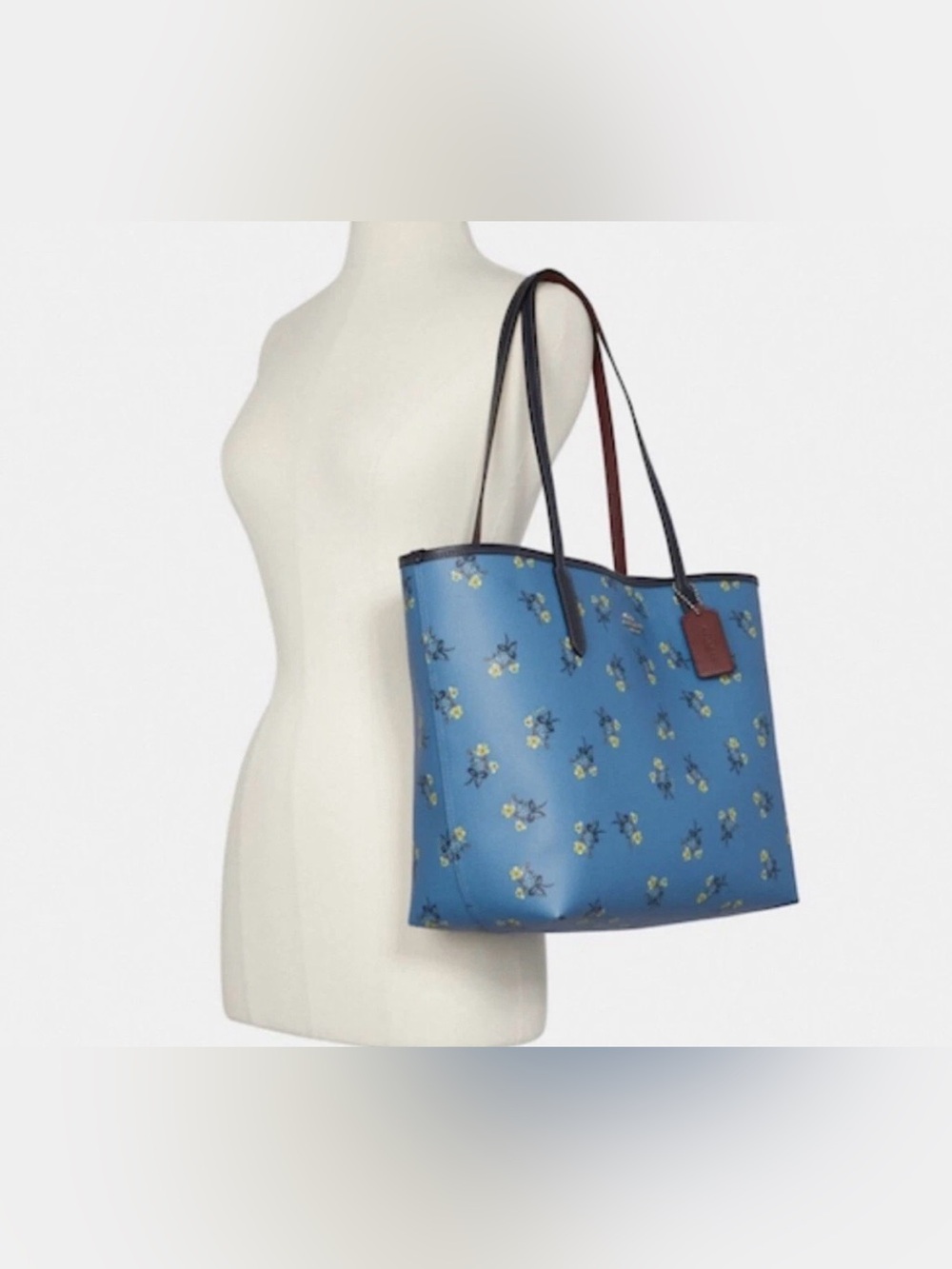Coach City tote with floral